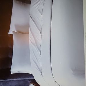 Truly Calm antimicrobial odor control 4pc sheet set White King Deep pocket NEW …